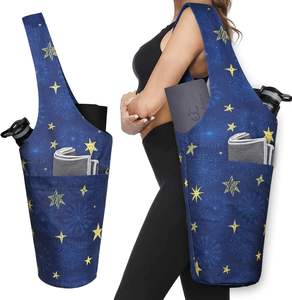 Échantillon gratuit Nouveau design de sac à provisions à bandoulière en nylon personnalisé pour femmes Poignées étanches réutilisables pour voyage, salle de sport, sac de yoga en plein air - Product Image 1