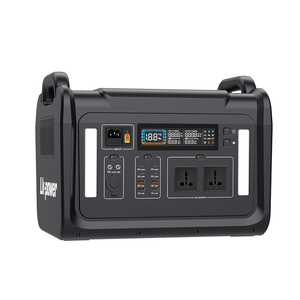 Station de génération solaire LiFePO4 haute capacité avec contrôleur MPPT et lampe torche pour usage domestique 1000W 2160Wh 110V 220V Onde sinusoïdale pure - Product Image 1