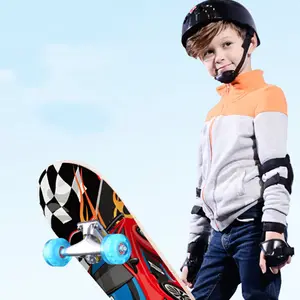 어린이 아기 보드 스케이트 4 바퀴 균형 메이플 스케이트 보드 고품질 어린이 스케이트 보드 장난감