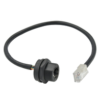 Extérieur Rj45 Ethernet IP68 Étanche RJ45 Connecteur Mâle Femelle PCB Socket Inline Moulé Câble Connecteur
