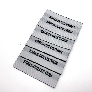 Etichette Tessute Personalizzate di Lusso per Abbigliamento, <span class=keywords><strong>Design</strong></span> alla <span class=keywords><strong>Moda</strong></span>, Logo Personalizzato, Etichette Tessute per Colletti - Product Image 4