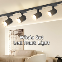 Projecteur sur rail LED commercial à haute luminosité, 20W 30W, fabricant d'origine, COB, projecteur sur rail LED, éclairage sur rail LED