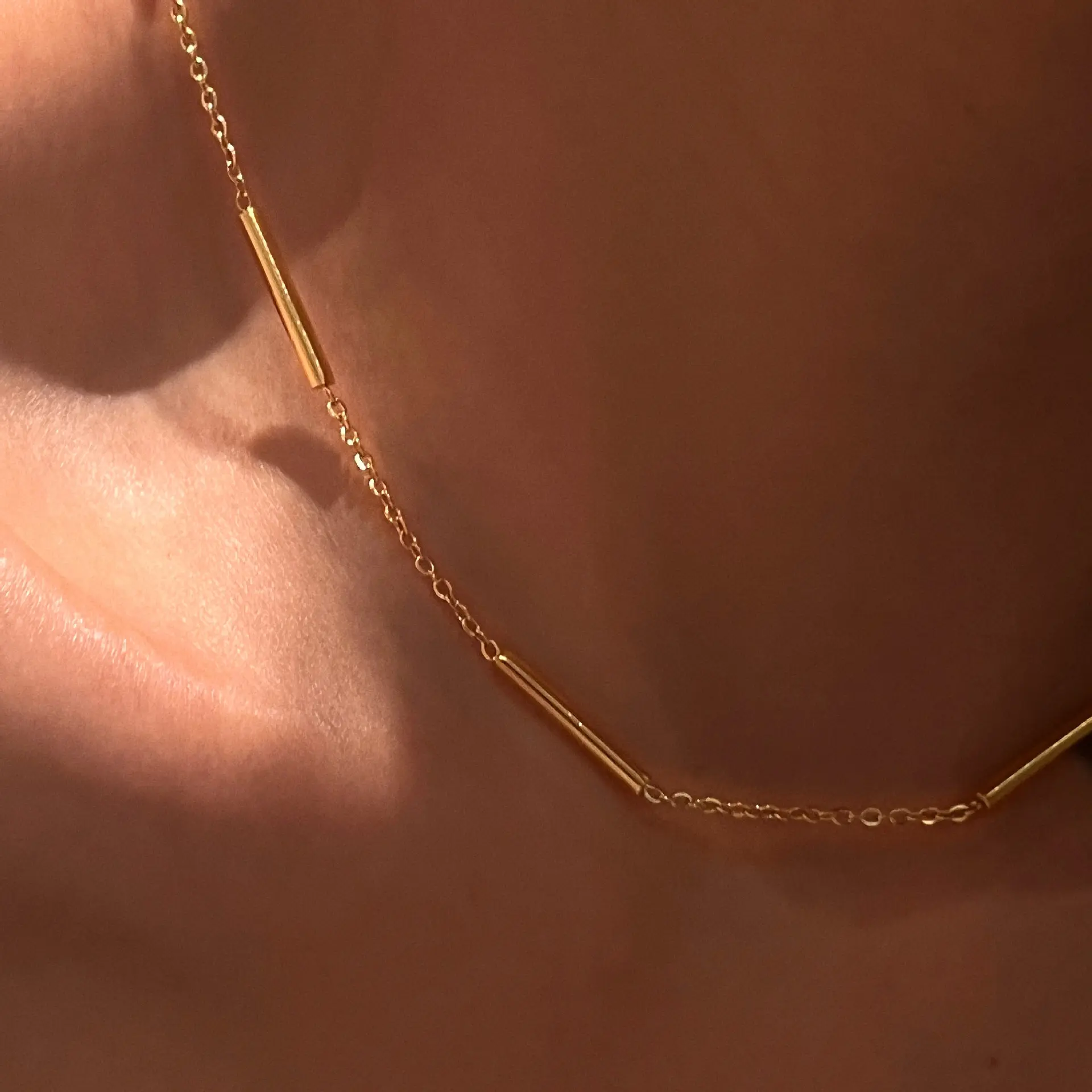 Anpassen Halskette Edelstahl Schmuck Hersteller 18 Karat vergoldete Mode Halsketten für Frauen Collier en acier inoxydable
