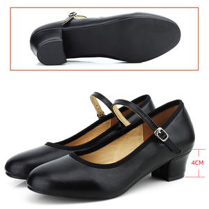 <span class=keywords><strong>Zapatos</strong></span> de personaje para mujer <span class=keywords><strong>zapatos</strong></span> de baile 1,5 "correa de tobillo tacones de baile para Salsa Tango Flamenco latino con suela de goma - Product Image 5