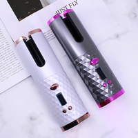 Fer à friser automatique à prix d'usine, certifié CE ROHS, vente en gros, mini fer à friser électrique portable rechargeable par USB, sans chaleur