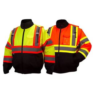 Chaqueta de seguridad de alta visibilidad del fabricante para ingenieros y trabajadores, tira reflectante para mejorar la visibilidad, chaqueta de trabajo - Product Image 1