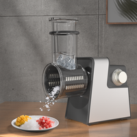 Machine commerciale multifonctionnelle automatique à haut rendement, trancheuse à fromage à 5 lames, trancheuse à fruits motorisée