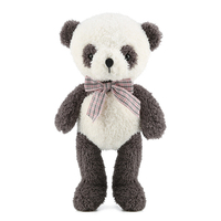 Ensemble d'animaux en peluche doux et câlins, ours en peluche, panda, lapin, singe, jouets en peluche, compagnon apaisant pour bébé, cadeaux