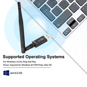 อะแดปเตอร์ไวไฟ AX900 <span class=keywords><strong>Realtek</strong></span> 600mbps แบบดูอัลแบนด์ 2.4/5ghz สำหรับคอมพิวเตอร์ <span class=keywords><strong>Windows</strong></span> 10/<span class=keywords><strong>11</strong></span> - Product Image 2