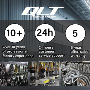 גלגלי QLT מותאמים אישית, מלוטשים ומחושלים, 5x112 5x130, 21 ו-22 אינץ', עבור אאודי RS6 RS7 אוונט, פורשה טייקאן - Product Image 6