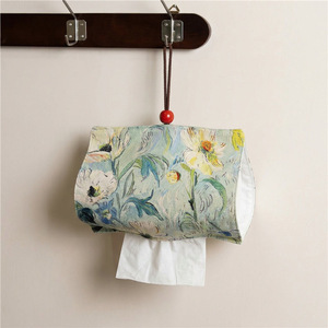 Boîte à mouchoirs murale rectangulaire Nuts Philosophy, mouchoirs en peluche à tirer, pour voiture, salon, salle de bain - Product Image 3