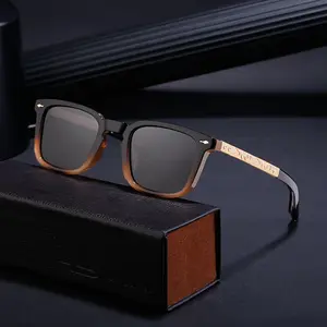 DOISYER-Gafas de sol clásicas para hombre y mujer, estilo retro Steampunk, cuadradas, polarizadas, de lujo