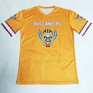 T-shirt de sublimation en polyester 100%, vêtements de sport pour hommes, t-shirt de performance personnalisable, vente en gros - Product Image 3