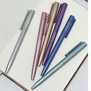 Stylo bille publicitaire en plastique coloré avec logo imprimé, idéal pour les cadeaux d'affaires et le bureau - Product Image 2