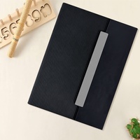 Carnet de notes professionnel en cuir personnalisé A5/A4 avec reliure cousue - Cadeau promotionnel