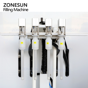 Machine de remplissage automatique ZONESUN ZS-GYCR4A à pompe à engrenages magnétique servo, anti-corrosion, pour nettoyants de toilettes et liquides corrosifs (acides) - Product Image 4