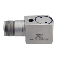 Transmetteur de vibrations intégré HIGHJOIN, accéléromètre piézoélectrique IEPE, capteur d'accélération, plage 50g, 100mV/g, 1~9000Hz, M6