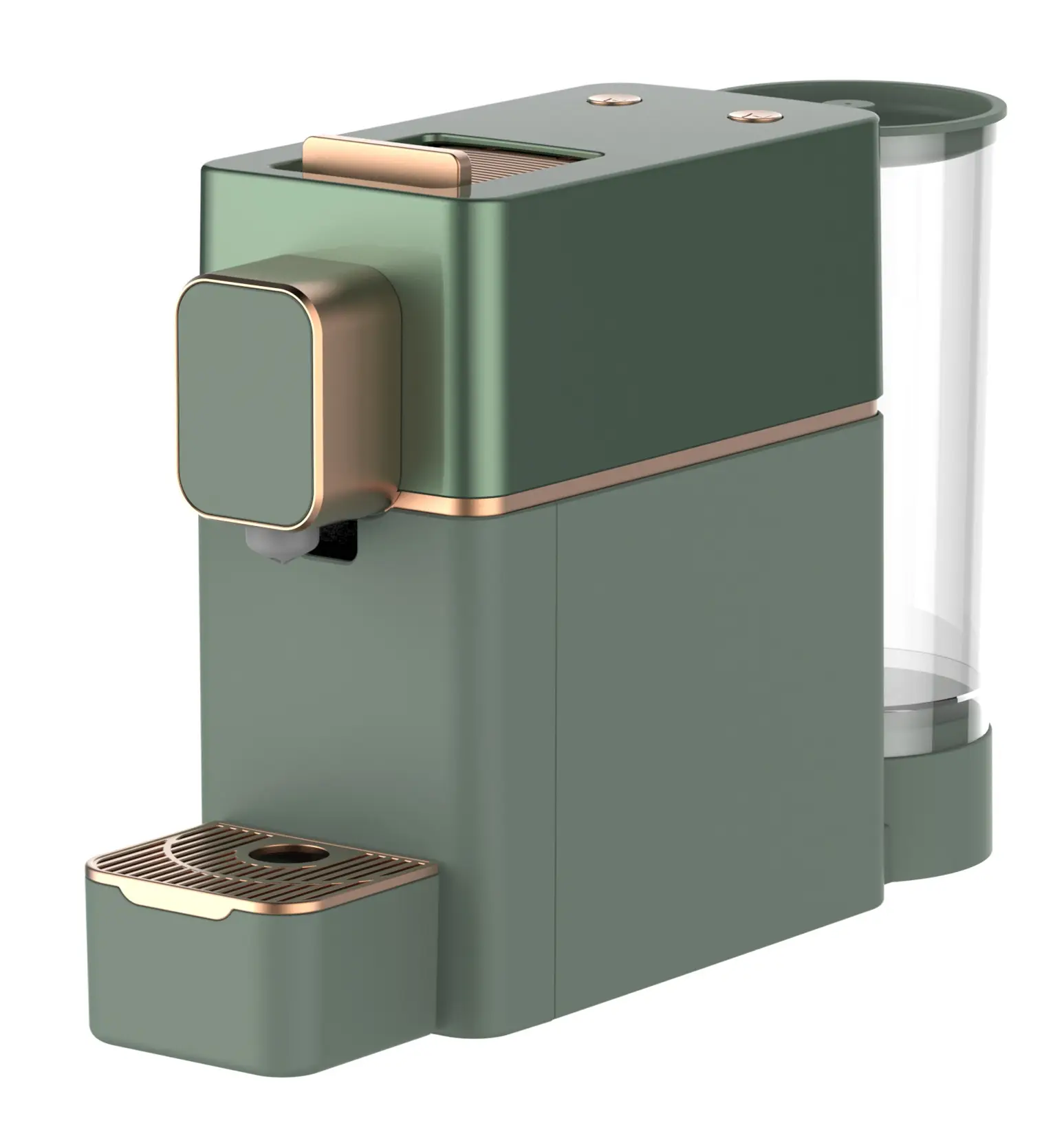 Yeni Model patentli otomatik kapsül Espresso kahve makinesi elektrikli OEM ABS ücretsiz yedek parçalar 230 1400 CN;ZHE 0.85L