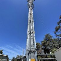 100 ft khí nén thép monopole tháp 25M 30 Meter Antenna Viễn Thông cực Kính thiên văn mast cho thông tin liên lạc ăng ten - Product Image 4