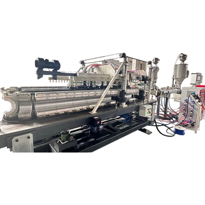 SBG315 PP PE HDPE çift duvar oluklu boru makinesi üretim hattı ekstrüzyon hattı - Product Image 1