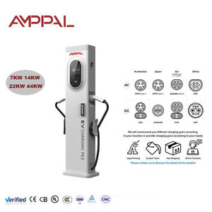 Stations de <span class=keywords><strong>recharge</strong></span> rapides AC intelligentes à double <span class=keywords><strong>borne</strong></span> pour véhicules <span class=keywords><strong>électrique</strong></span>s, sur pied, 7 kW/14 kW/22 kW/44 kW, pour fabricants de voitures <span class=keywords><strong>électrique</strong></span>s - Product Image 2