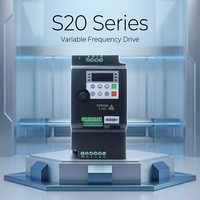 Variateur de fréquence AC Taili S20 220V/380V 0,75kW monophasé/triphasé à contrôle vectoriel certifié CE IP20 pour moteur de broche CNC et pompe à eau