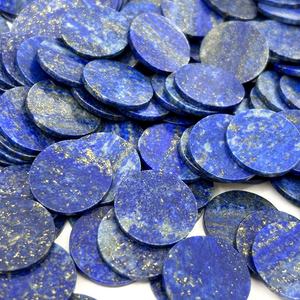 Stenen ronde schijfjes, losse edelsteen kralen, platte schijfjes, sieradenstenen voor het maken van oorbellen, op maat gemaakte edelsteenkralen - Product Image 5