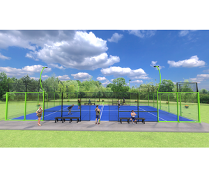 Elegancia Inigualable: Pista de Pádel con Pilares de Vidrio Phuoc Thinh, Prestigiosa Pista de Pádel con Delimitaciones Claras, Exportación B2B - Product Image 1