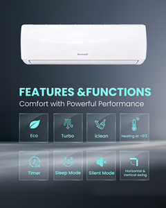 Bestcold Smart <b>Air</b> <b>Conditioner</b> 9000 Btu R32 Wall Mounted <b>Mini</b> Split Wifi Heating Cooling 115V Residential Use R32 Refrigerant Ec - Product Image 2