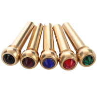 Support de cordes fixe en laiton pour guitare acoustique, en cuivre pur, pour cordes étirées, vente en gros