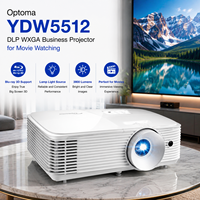 Proyector Empresarial Optoma YDW5512 DLP WXGA con 12000 Horas de Vida Útil de la Lámpara, 3800 Lúmenes para Ver Películas con Contraste de 22000:1