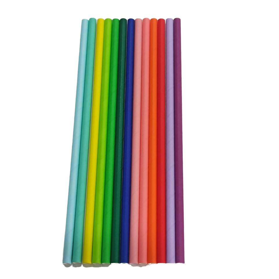 Wholesale Environmentally Friendly Biodegradable Disposable Custom Food Grade Paper Straws