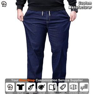 <span class=keywords><strong>Jeans</strong></span> Casual da <span class=keywords><strong>Uomo</strong></span> Personalizzati Taglia Grande Elasticizzati Vestibilità Comoda <span class=keywords><strong>Pantaloni</strong></span> <span class=keywords><strong>in</strong></span> Denim Oversize alla Moda per Uso Quotidiano <span class=keywords><strong>con</strong></span> <span class=keywords><strong>Vita</strong></span> Elastica - Product Image 2