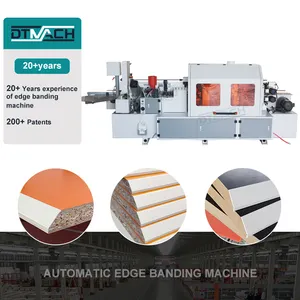 DTMACH F350 wood automatic edge banding machine multifunctional pre milling bevel 45 degree edge banding machine