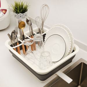 Égouttoir de vaisselle Portable, repliable de ml, étagère de séchage de la vaisselle, organisateur de cuisine, RV, rangement pour le comptoir de la moto - Product Image 3