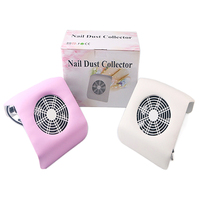 Collecteur de poussière pour ongles de bureau avec ventilateur puissant pour équipement de manucure en gel acrylique et utilisation sur table de salon de beauté