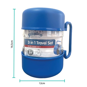 Pawise - Contenant de nourriture et <span class=keywords><strong>gamelle</strong></span> d'eau portables 3 en 1 pour animaux de compagnie, design ergonomique compact, pour chiens et chats, voyages en plein air, randonnée - Product Image 2