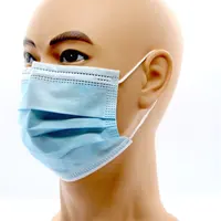 Masques faciaux jetables, 3 plis, chirurgicaux médicaux