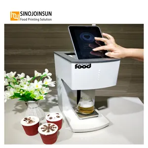 3D咖啡打印机拿铁艺术泡沫照片打印卡布奇诺冰淇淋全彩高清