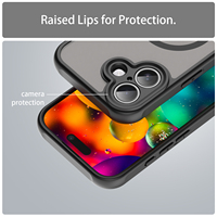Étui de téléphone magnétique antichoc en TPU+PC mat de luxe pour HONOR 600 Pro compatible avec la charge sans fil