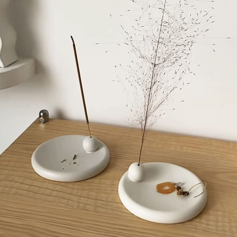小物 Richardson Ceramic Incense Burner White Ceramic Incense Burner – Richardson Shop