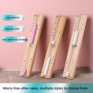 Custom Rotation Logo Wooden Sauna Sand <b>Timer</b> Heat Resistant <b>Hourglass</b> Wall Mounted Spa Bathroom <b>Timer</b> for Hotel Resort Use - Product Image 2