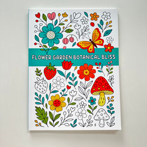 Buku Mewarnai Anak Dewasa & Anak-Anak, Kertas Cetak Laminasi Kustom Grosir 40 Lembar, Murah, Edukatif, untuk Melukis - Product Image 3