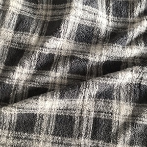 Couverture Sherpa à carreaux imprimés, <span class=keywords><strong>Plaid</strong></span> de luxe, dernier modèle - Product Image 2