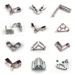 Conector de Esquina de Aluminio Personalizado, Antioxidante, Moderno, Duradero, Fácil Instalación para Apartamentos, Conector de Perfil de Aluminio - Product Image 3