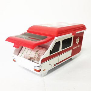 विशेष मजेदार एम्बुलेंस कार आकार प्राथमिक चिकित्सा बॉक्स यात्रा रचनात्मक प्राथमिक चिकित्सा बॉक्स किट बच्चों प्राथमिक चिकित्सा किट प्यारा आपातकालीन बॉक्स - Product Image 5