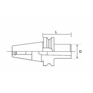 MECHWARE TC Mandrin à tarauder multifonction monobloc, conique Morse externe et type BT, couple élevé, changement rapide - Product Image 6