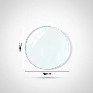 Lentes de Resina Transparentes de Visión Única, Resistentes a Impactos, de Alta Calidad, Estilo HMC de Dos Piezas, 70 mm de Diámetro, 1.6 ASP FSV, Gafas de Seguridad, China - Product Image 2