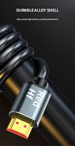 สาย HDMI 2.0 4K 60Hz ปลอกโลหะผสมสังกะสี ชุบทอง ความเร็วสูง 19+1 ขา สำหรับคอมพิวเตอร์ ทีวี จอภาพ คุณภาพระดับมืออาชีพ สั่งซื้อจำนวนมาก - Product Image 6