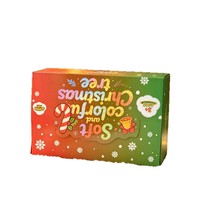 Jouet Squishy en caoutchouc à rebond lent en forme de bonbon de Noël – Anti-stress pour adultes avec thème Père Noël